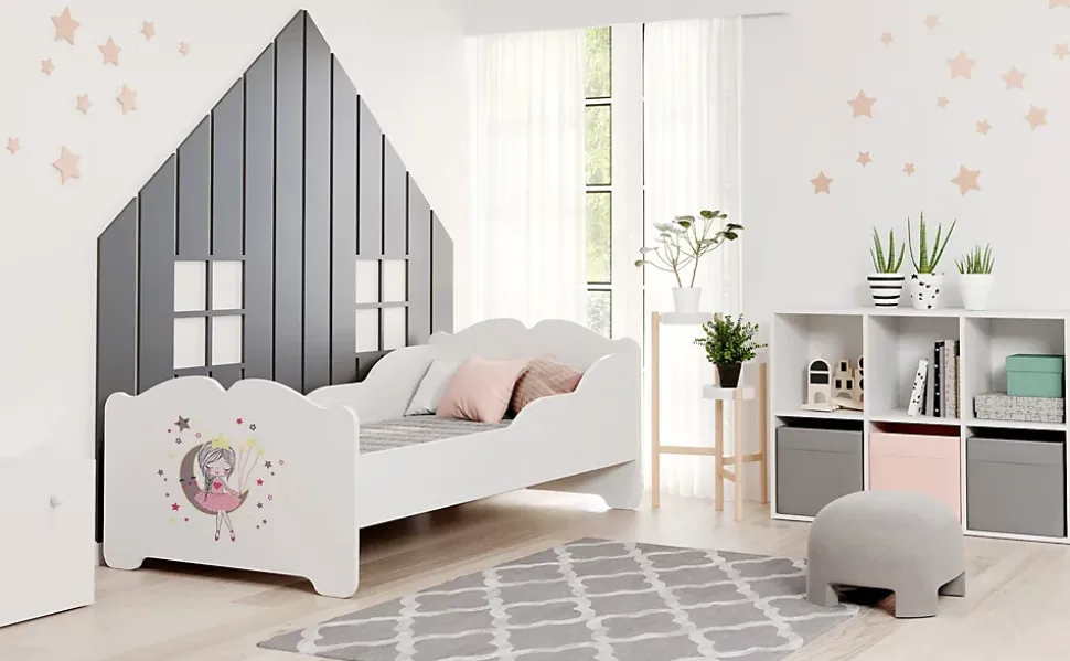 Lit enfant ANNA avec matelas 160x80 Princesse endormie