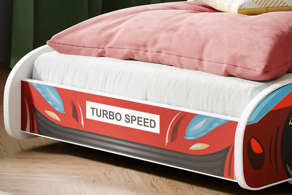 Lit enfant auto 4x4 140x70 multicolour