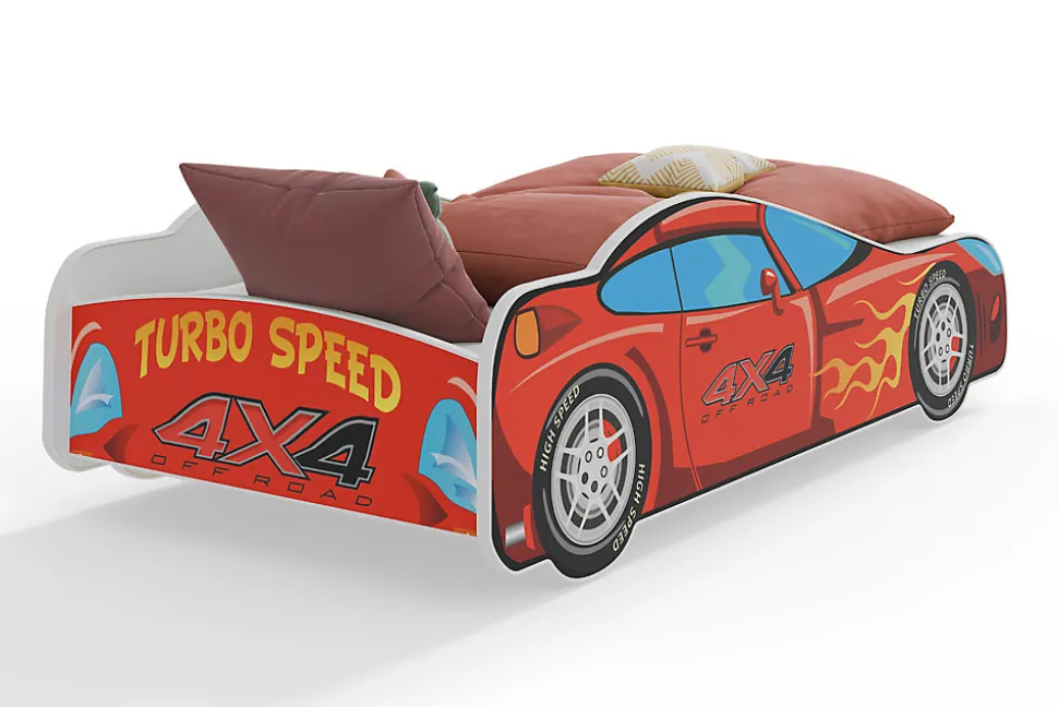 Lit enfant auto 4x4 140x70 multicolour