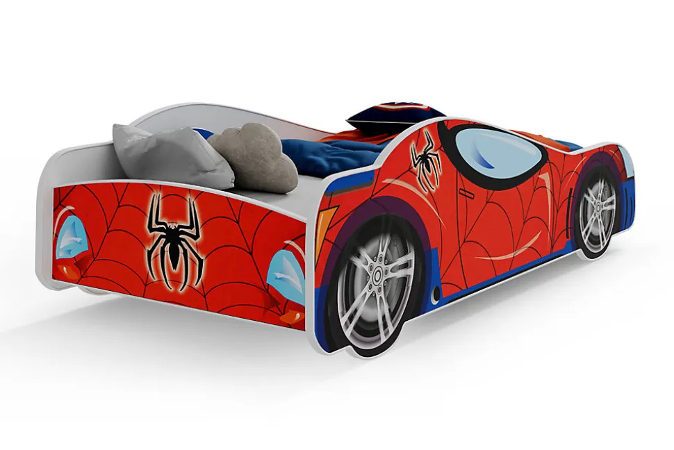 Lit enfant Car Spider 140x70 avec matelas