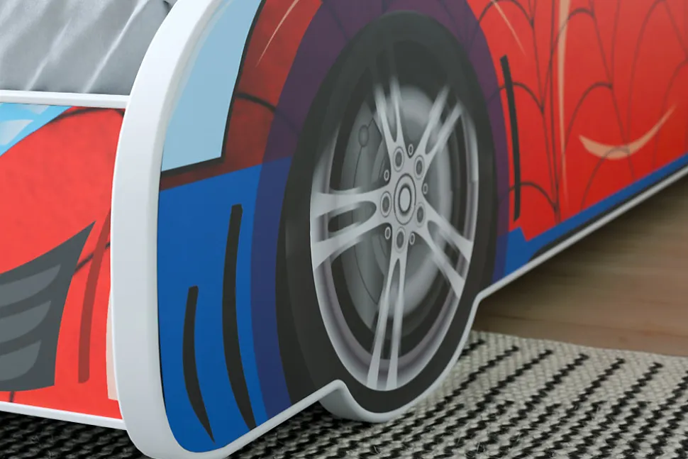 Lit enfant Car Spider 140x70 avec matelas