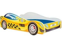 Lit enfant Car Taxi 160x80 avec matelas