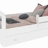 Lit enfant Felix 160x80 avec tiroir blanc
