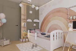 Lit enfant Felix 160x80 avec tiroir blanc