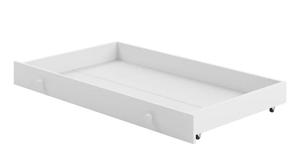 Lit enfant LOU avec tiroir balustrade et matelas inclus - Fée rose - 160 cm x 80 cm