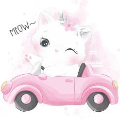 Lit enfant LUK avec tiroir et barreau 160x80 Cat