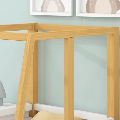 Lit enfant 90x200 cm - Lit Voiture Thématique avec Roulettes Pour enfant - Blanc