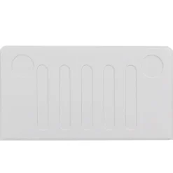 Lit enfant 90x200 cm - Lit Voiture Thématique avec Roulettes Pour enfant - Blanc