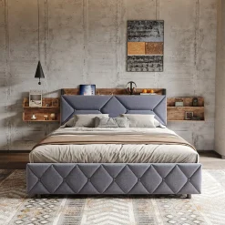 Lit Ergonomique, 140x200, Avec Rangement