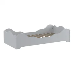 Lit FLOCON 90x190 cm + sommier /Blanc