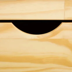 Lit fonctionnel SABRINA 90x190 cm, en pin massif naturel