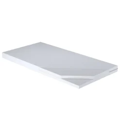 Lit gigogne blanc FIONA avec sommier et matelas - Fée rose - 2 x 160 cm x 80 cm