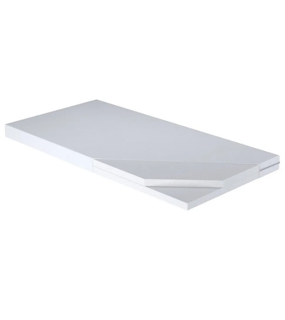 Lit gigogne blanc FIONA avec sommier et matelas - Fée rose - 2 x 160 cm x 80 cm