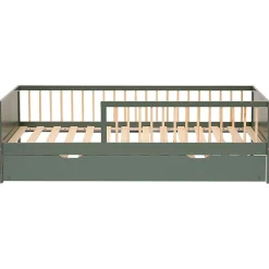 Lit gigogne pour enfant 190x90cm vert ADAM - HAPPY GARDEN