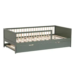 Lit gigogne pour enfant 190x90cm vert ADAM - HAPPY GARDEN