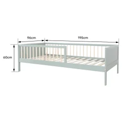 Lit gigogne pour enfant 190x90cm vert ADAM - HAPPY GARDEN