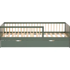 Lit gigogne pour enfant 190x90cm vert ADAM - HAPPY GARDEN