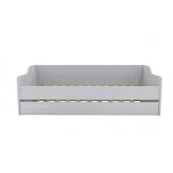 Lit gigogne SWEET 90x190 + 2 sommiers + 1 tiroir-lit / Blanc