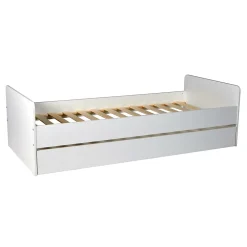 Lit gigogne 90x200 cm BALI / Blanc