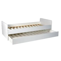 Lit gigogne 90x200 cm BALI / Blanc