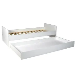 Lit gigogne 90x190 cm BALI / Blanc