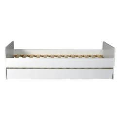 Lit gigogne 90x190 cm BALI / Blanc