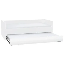 Lit gigogne 90x200cm sommier inclus Vox Young User Blanc