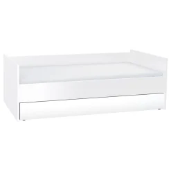 Lit gigogne 90x200cm sommier inclus Vox Young User Blanc