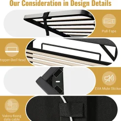 Lit hydraulique 90x200cm, Single, espace de rangement, tête de lit avec port usb et type c, lin,gris,avec matelas