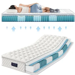 Lit hydraulique 90x200cm, Single, espace de rangement, tête de lit avec port usb et type c, lin,gris,avec matelas