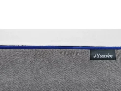 Lit électrique de relaxation tout plots + matelas mémoire de forme - 2 x 80 x 200 cm - Blanc - HESIODE III de YSMÉE