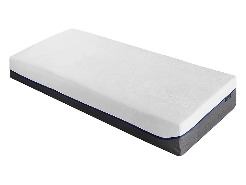 Lit électrique de relaxation tout plots + matelas mémoire de forme - 2 x 80 x 200 cm - Noir - HESIODE III de YSMÉE