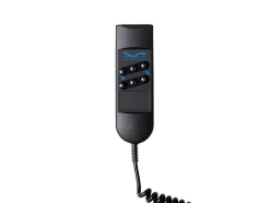 Lit électrique de relaxation déco tout plots + matelas 100% latex 3 zones - 2 x 70 x 190 cm - Tissu - Beige - JOFAR de YSMÉE