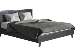 Lit "Lina" 140 x 190 cm Noir