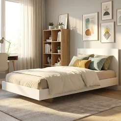 Lit LOFT 90x190 cm + sommier / Blanc