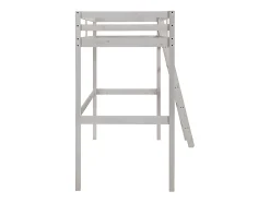 Lit mezzanine - 90 x 190 cm - Pin massif - Blanchi -GEDEON II