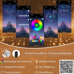 Lit Mezzanine 90x200 cm avec Bureau, LED et Escalier de Rangement - Sans Matelas - Pin et MDF - Blanc et Naturel