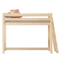 Lit mi-hauteur 90x190 sommier inclus Mark Bois