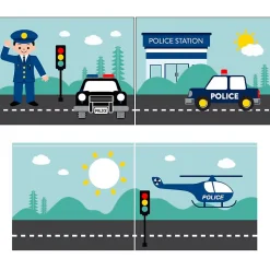 Lit Mi-Hauteur 90x200 sommier inclus housse Police Vipack Pino Bois