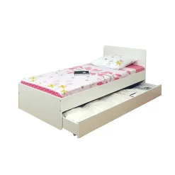 Lit OSLO 90x190 + 1 tiroir / Blanc