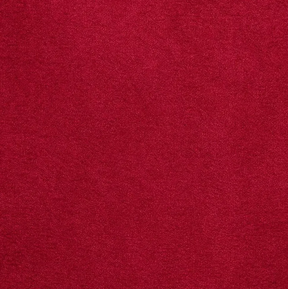 Lit simple Dhol, Lit coffre avec revêtement en tissu, Ouverture latérale, adapté pour matelas 80x190 cm, Rouge