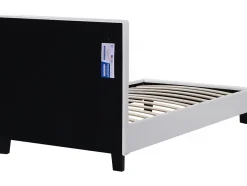 Lit simple en pvc "Julia" 90 x 190 cm Blanc