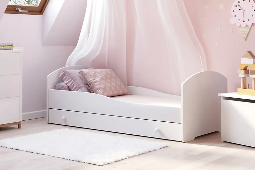 Lit simple Luk 160x80 avec tiroir