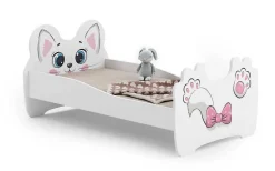 Lit simple Pink Cat 140x70 avec matelas