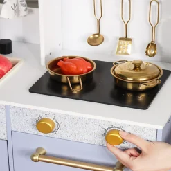 Lit simple 90x200cm - tête de lit rembourrée amovible - bois massif + éponge + contreplaqué - Brun (matelas non inclus)