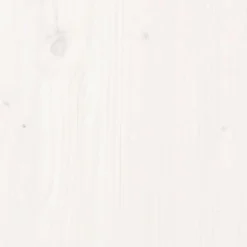 Lit superposé sans matelas blanc 90x190 cm bois de pin massif