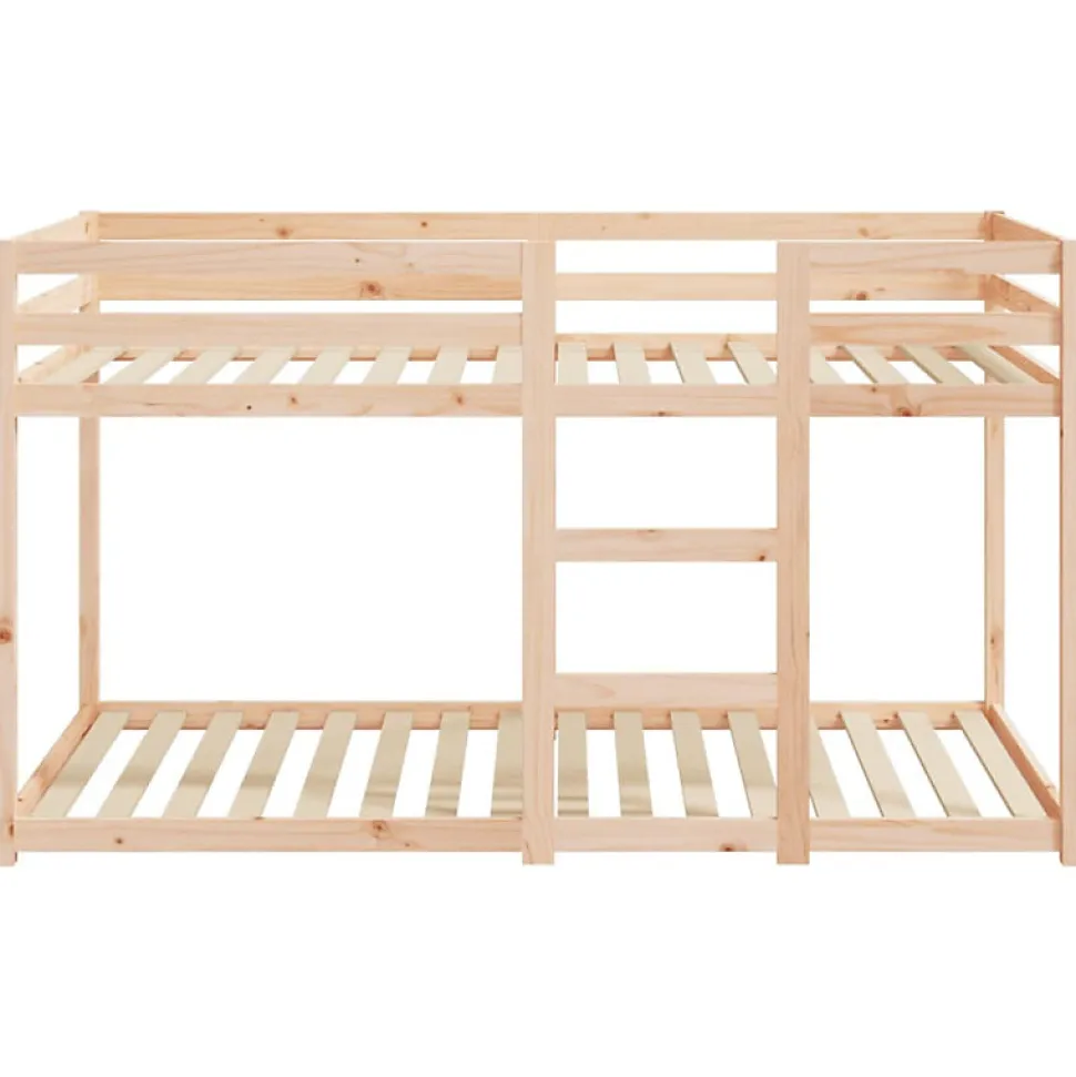 Lit superposé sans matelas 90x190 cm bois de pin massif