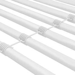 Lit superposé 90x200 cm, cadre métal, table, étagères, sécurité, pour enfants et ados