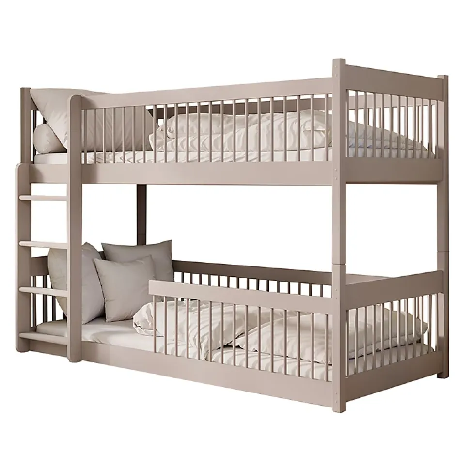 Lit superpose 90x200 au sol sommiers inclus Marion Cachemire