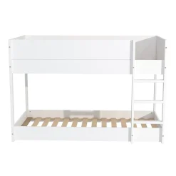 LIT SUPERPOSE 90x190 BOB + 2 SOMMIERS / Blanc